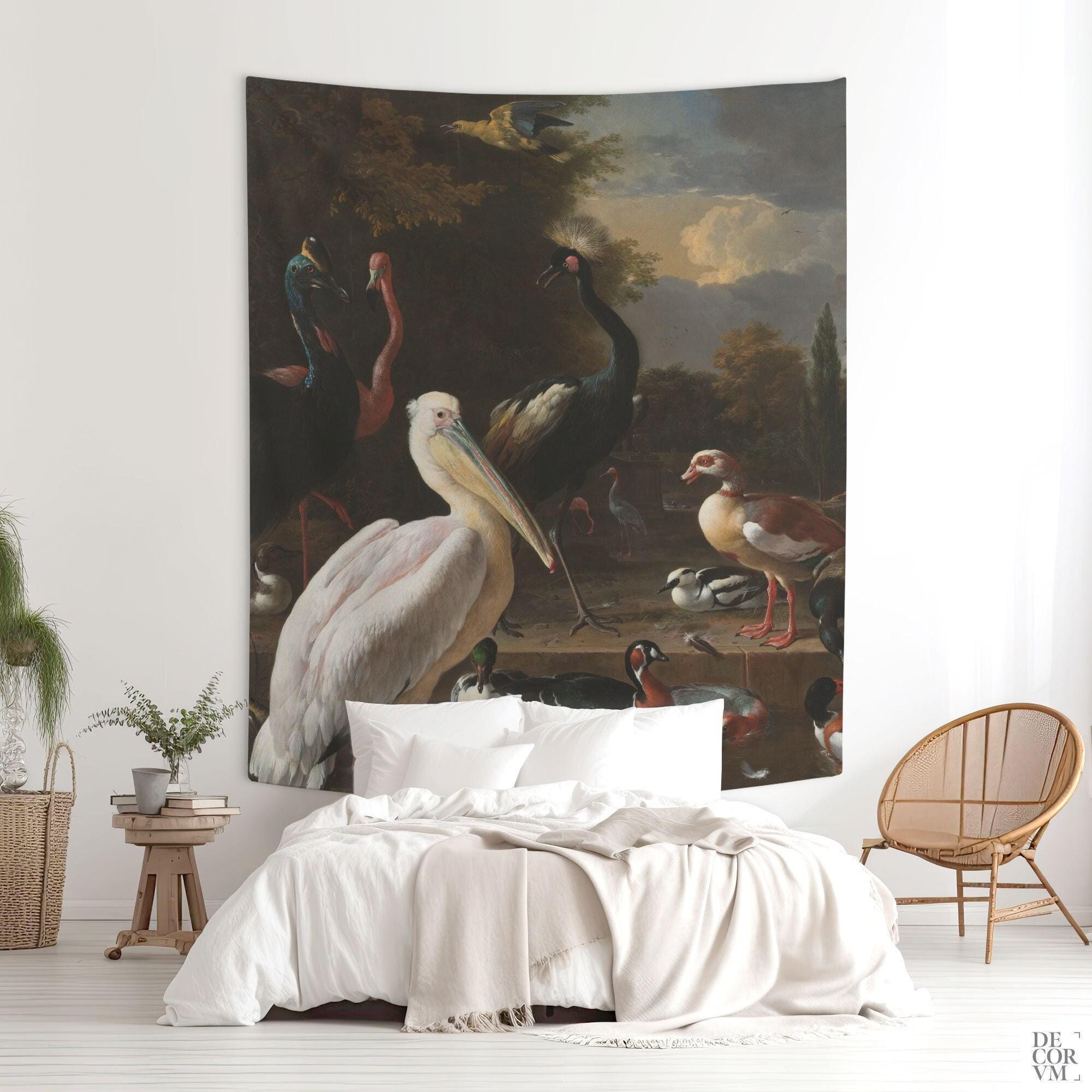 Grande Tapisserie Ancienne Thème Hollandais - 20x55 Pouces, à Suspendre