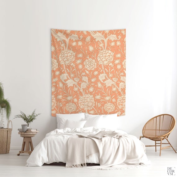 Peach colored tapestry hotsell