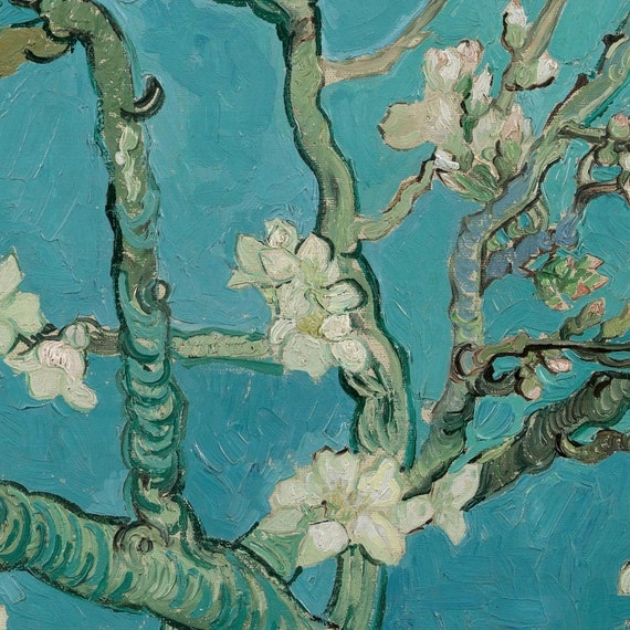 Mural de flor de almendro papel tapiz de Van Gogh papel - Etsy España