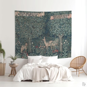 Forest Tapestry: 19th Century Style Wall Hanging