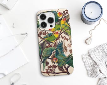 Carolina Parakeet iPhone Case – Vintage Audubon Bird Art