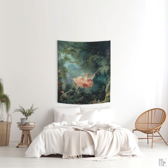 The Swing Wall Tapestry Fragonard Famous Painting Printed on
