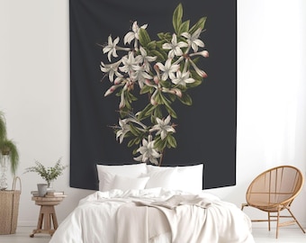Floral Tapestry, 19th Century Azaleas, Botanical Wall Art