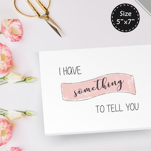 Printable Pregnancy Announcement to Husband, Pregnancy Card for Husband ...