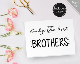 Pregnancy Reveal To Brother, Printable Baby Announcement Uncle, Digital Pregnancy announcement, Only The Best Brothers Get Promoted To Uncle