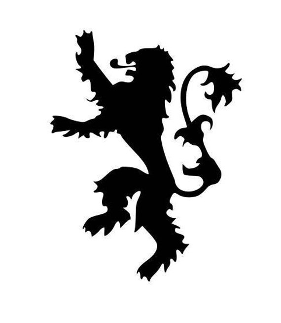 Game of Thrones House Lannister Sigil 4 Tall Vinyl