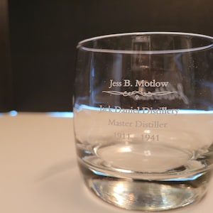 Vintage Jack Daniels Master Distiller Glass Jess B Motlow