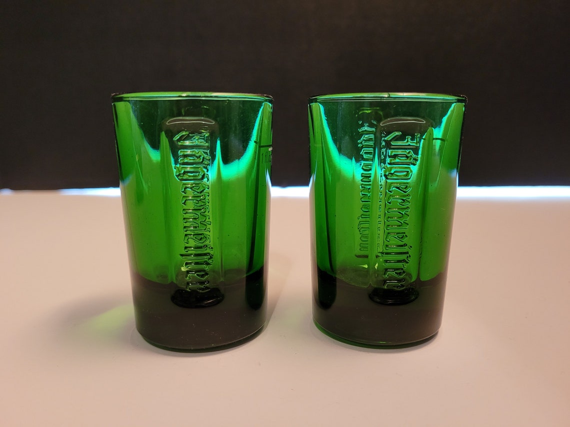 Set of 2 Jagermeister Shot Glasses Etsy