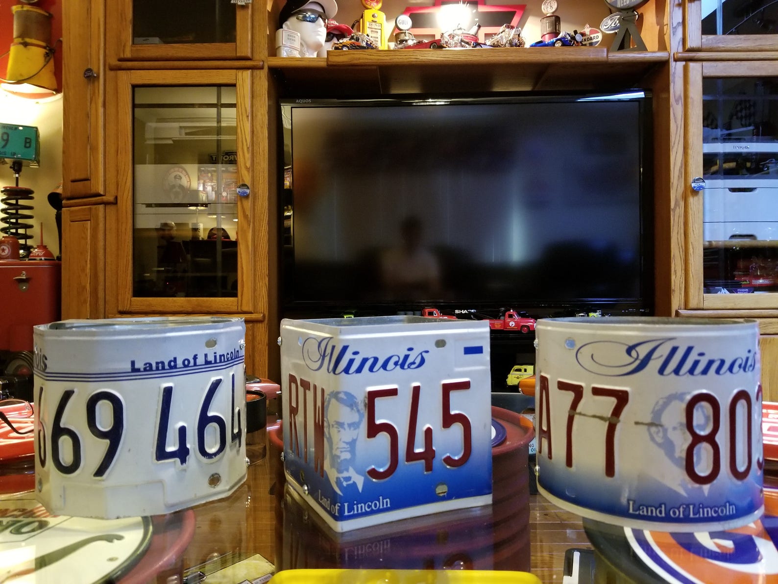 License Plate Lamp Shade. Each. Mancave Shade Man Cave Etsy