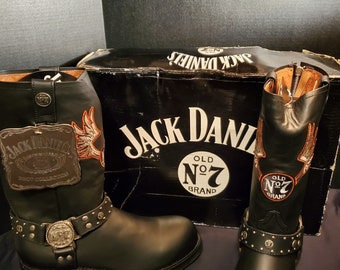 Details about RARE JACK DANIELS BOOTS 7 Leather Cowboy BOOTS 7 Western Boots 7 Jack Daniels 7 Details about RARE JACK DANIELS BOOTS 7 Leather Cowboy BOOTS 7 Western Boots 7 Jack Daniels 7