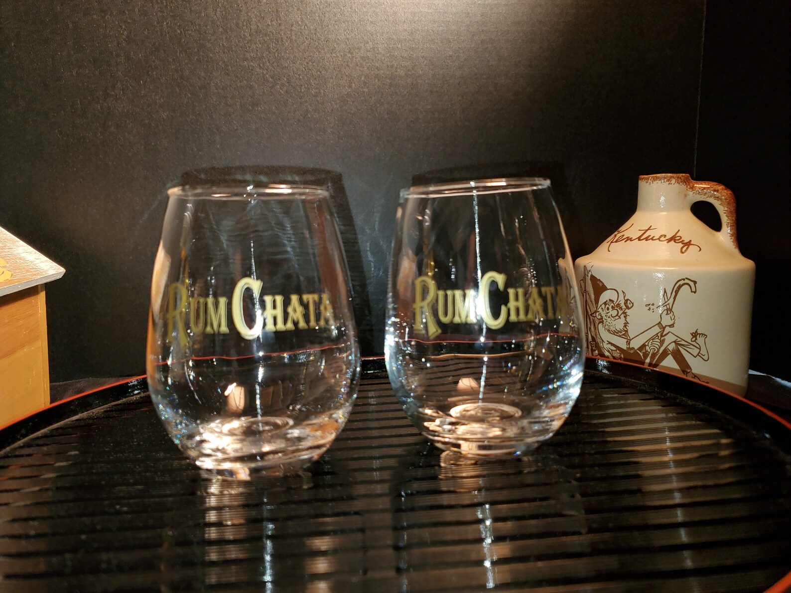 Set of 2 Rum Chata Glasses Etsy