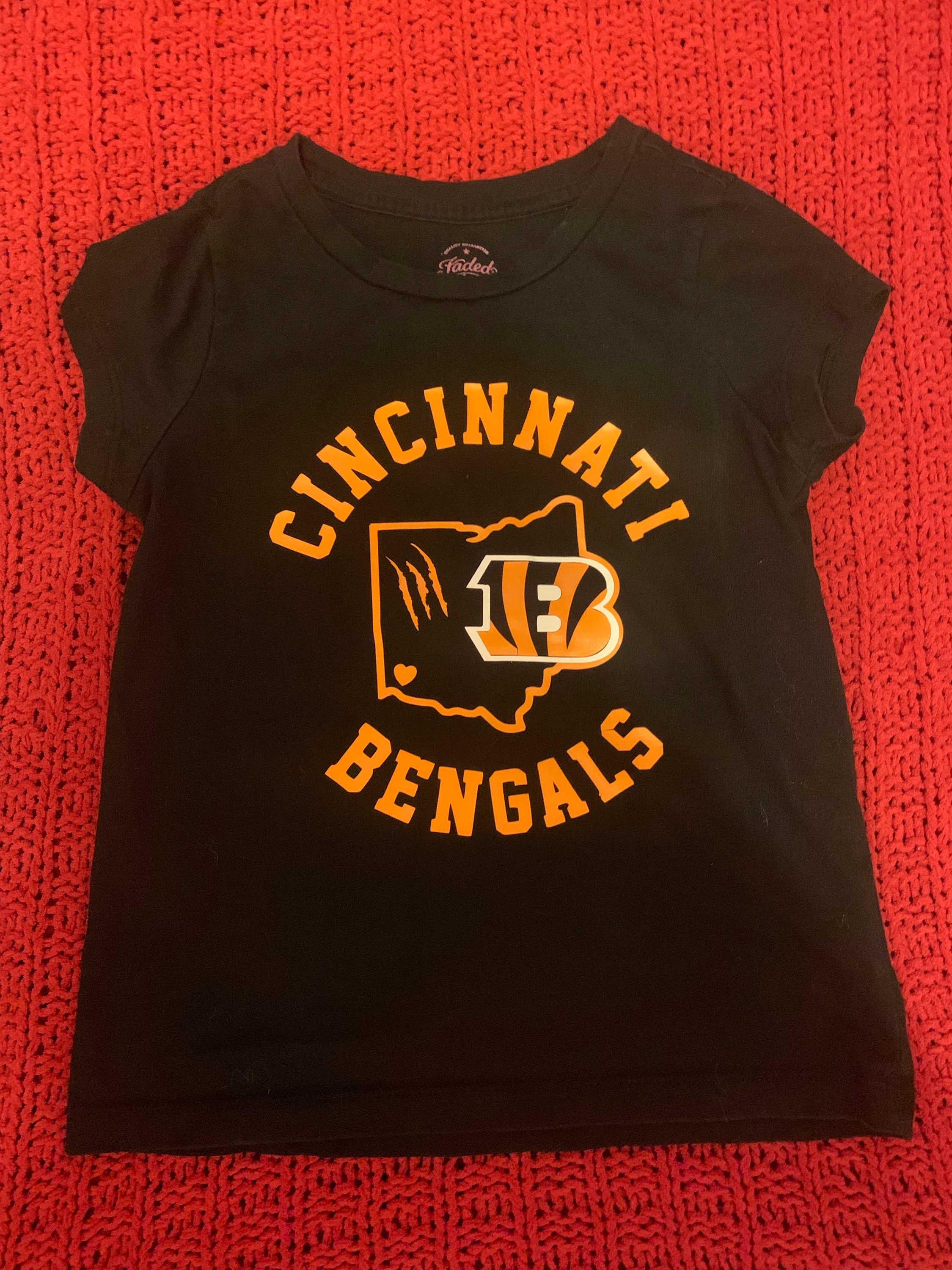 Boys top bengals shirt
