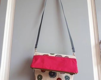 Fancy customize canvas shoulder bag