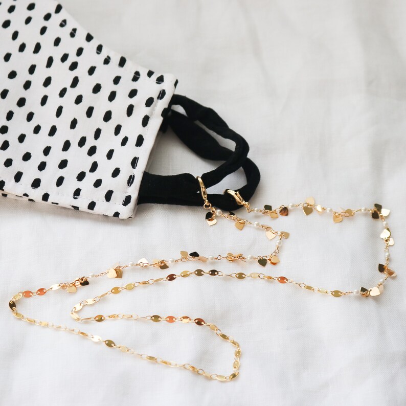 Face Mask Jewelry Mask Necklace Mask Holder Facemask Chain Etsy