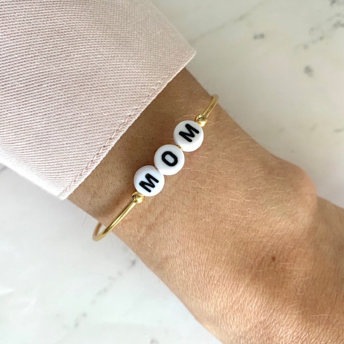 Mom bangle bracelet Clearance