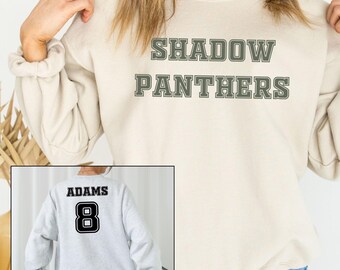 Custom Sports Team Sweatshirt, Personalized Mascot Sweater, School Team Name Shirt, Mascot Sweatshirt, Mascot Sweatshirt, Team Name Football