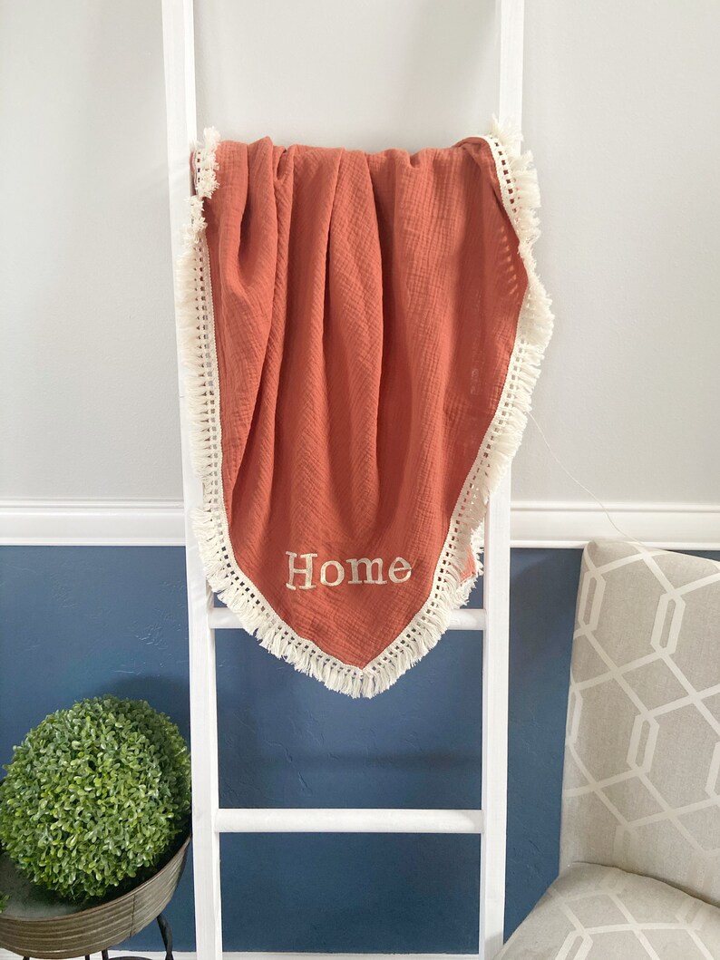 Orange Baby Swaddle Muslin Swaddle Blanket Baby Shower Gift Etsy