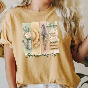 Gardening Life Shirt for Mom, Garden Gift, Plant Lady Shirt, Gardening Gifts for Women, Plant Lover Shirt, Botanical Shirt, Farmer Shirt