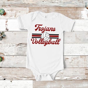 Custom Baby Volleyball Bodysuit, Newborn Volleyball Fan, Volleyball Baby Outfit, , Baby Shower Gift, Personalized Babysuit for Baby Boy Girl