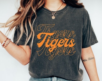 Custom Team Shirt, Triple Team Name T-shirt, School Team Shirts, Personalized Sports Team Shirt, School Spirit Shirts, School Mascot Tee,DTF