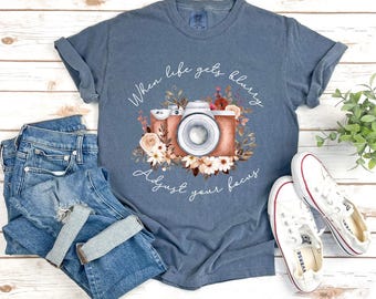 Motivational Flower Shirt, Floral Shirt, Inspirational Shirt, Positive Shirt, Gift for Women, Mental Health Shirt, Feminist Shirt,Positivity