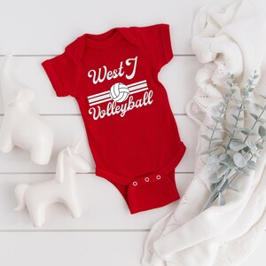 a baby bodysuit with the words west virginia on it