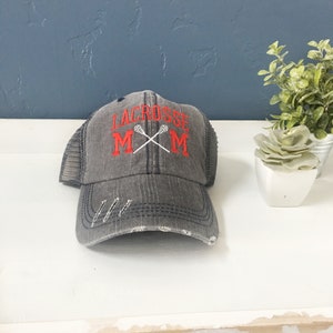 Lacrosse mom hat, lax mom hat, trucker hat, mama style hat, baseball hat, embroidered hat, mothers day gift, gift for mom, baseball cap