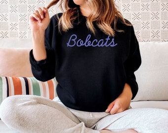 Embroidered Sweatshirt, Custom Embroidery Crewneck, Personalized Sweatshirt, Sports Team Sweater, Custom Team Sweater, School Spirit Sweater