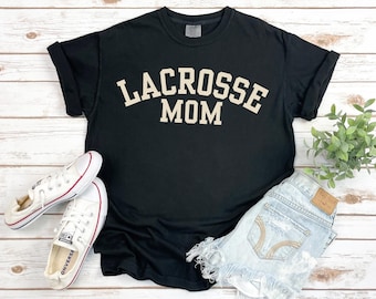 Custom Lacrosse Mom T-shirt, Lacrosse Mama Shirt, Mother's Day Lacrosse Shirt, Lacrosse Game Day shirt, Sports Mom T-shirt, Lax Mom Shirt