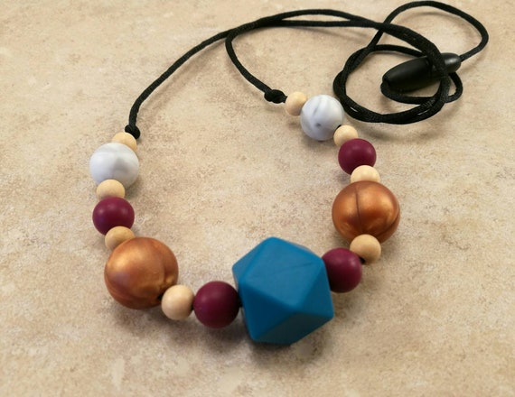 penny necklace for teething