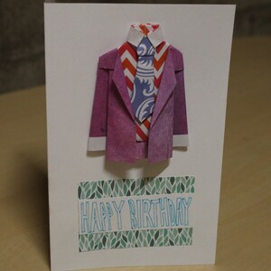 Handmade 3D Men&#39;s Birthday Card