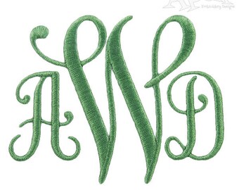 Watkins Embroidery Font Monogram Machine Embroidery Font Alphabet Letters INSTANT DOWNLOAD BX pes dst