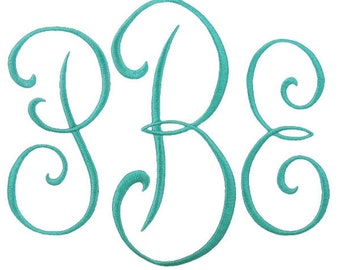 Pillow Large Monogram Machine Embroidery Font Alphabet Letters INSTANT DOWNLOAD BX pes dst