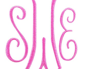 Meistergram Monogram Machine Embroidery Font Alphabet Letters INSTANT DOWNLOAD BX pes dst