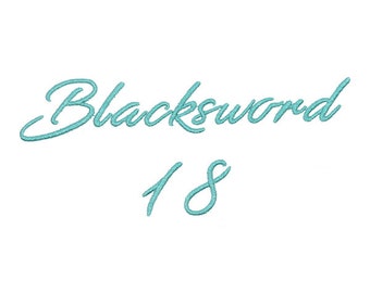 Script Cursive Monogram Machine Embroidery Font Alphabet Letters INSTANT DOWNLOAD BX pes dst