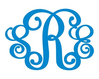 Vine Bold Monogram Font Cuttable Design SVG PNG DXF & eps Designs Cameo File Silhouette