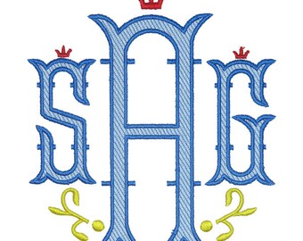 Nola Applique Embroidery Font Monogram Alphabet Letters INSTANT DOWNLOAD BX pes dst