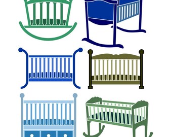Baby Crib Svg Etsy