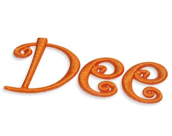3-D Puffy Curlz Monogram Machine Embroidery Font Alphabet Letters INSTANT DOWNLOAD pes dst BX