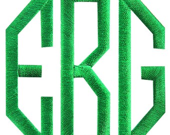Hexagon Embroidery Fonts Monogram Machine Embroidery Font Alphabet Letters INSTANT DOWNLOAD BX pes dst