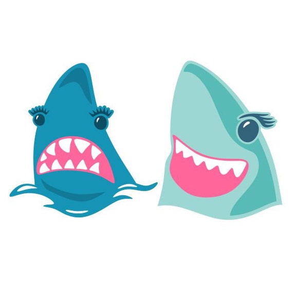 Download Shark Girl Cute Ocean Beach animal Cuttable Design SVG PNG ...