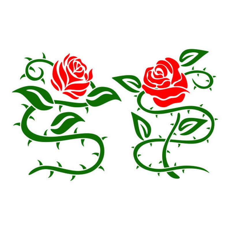 Download Rose Flower Cuttable Design SVG PNG DXF & eps Designs Cameo | Etsy
