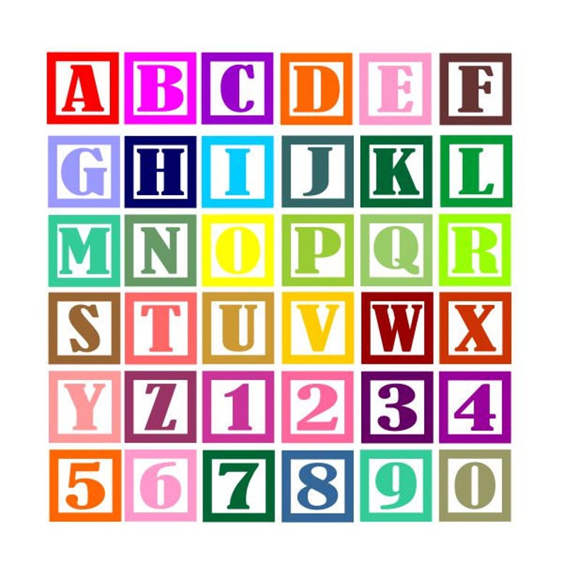 Download Baby Toy Blocks font Cuttable Design SVG PNG DXF & eps ...