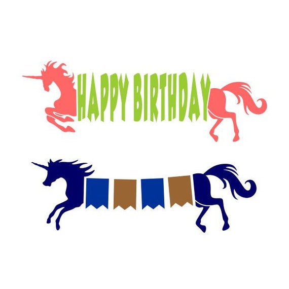 Download Unicorn Banner Birthday Horse Cuttable Design Svg Png Dxf Etsy 3D SVG Files Ideas | SVG, Paper Crafts, SVG File