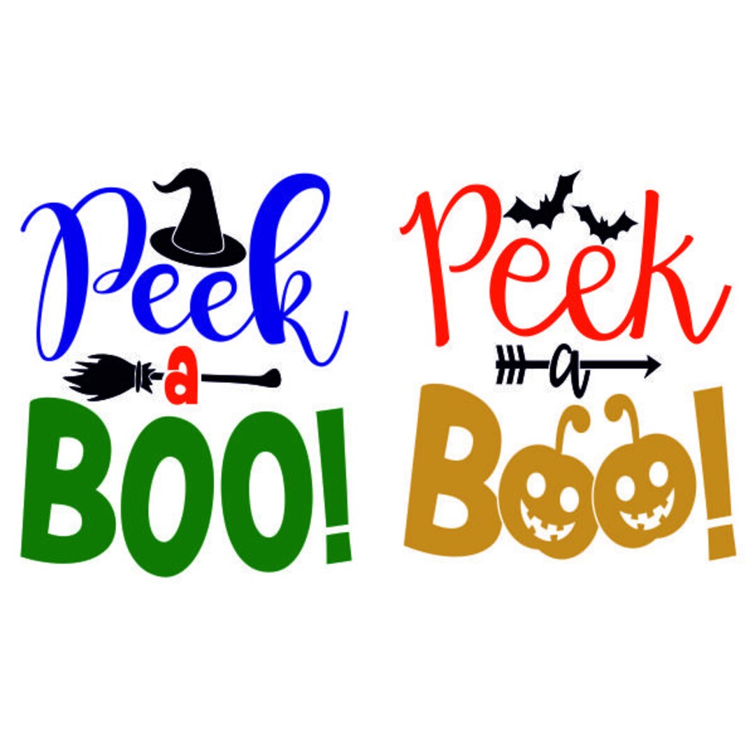 Peek a Boo Ghost Baby Halloween Cuttable SVG PNG DXF &amp; Eps - Etsy