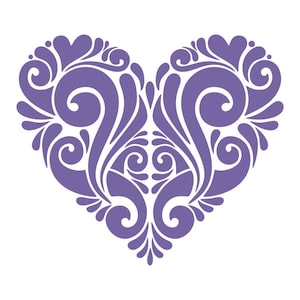 Heart Floral Pack Cuttable Design SVG PNG DXF & Eps Designs Cameo File ...