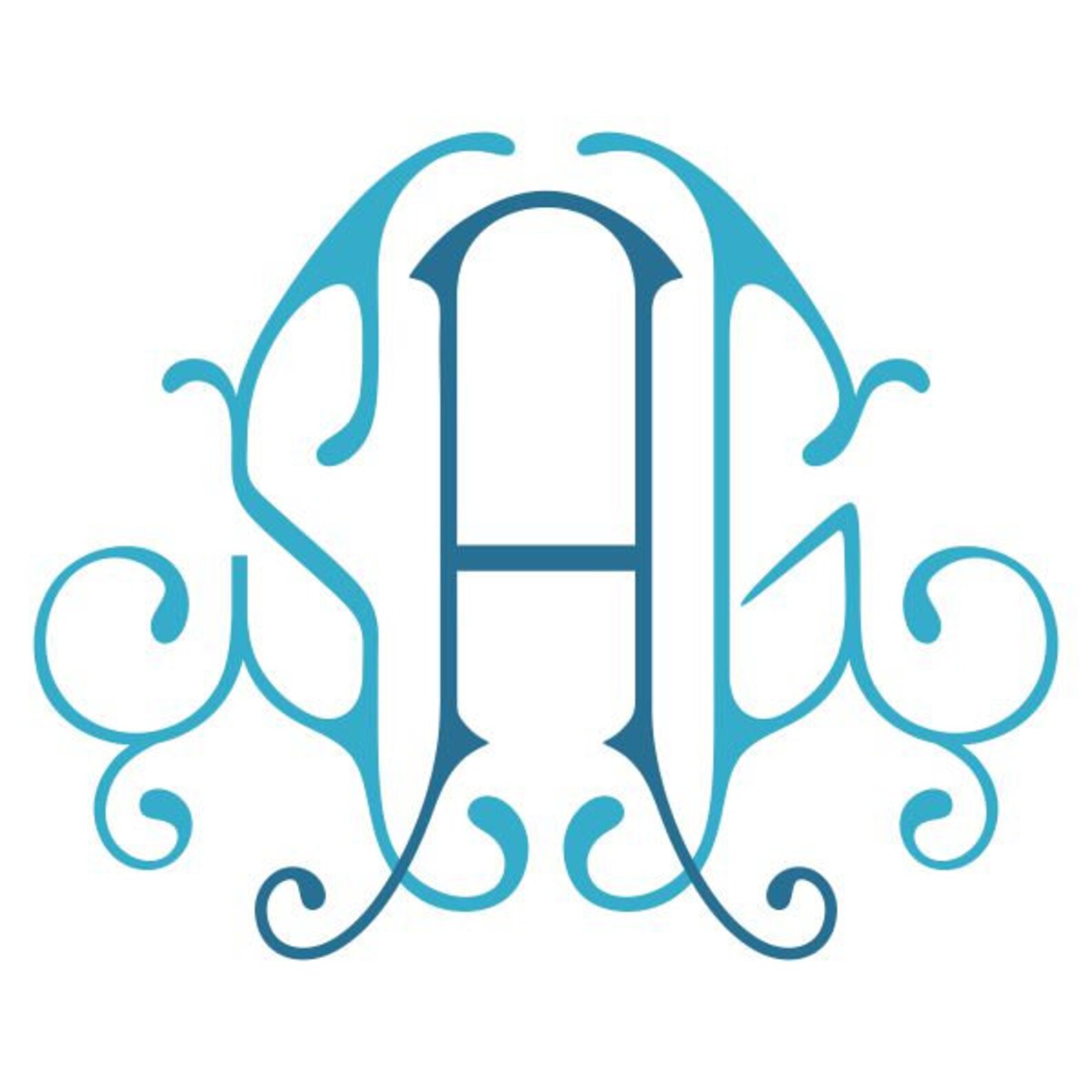 Victoria Letters Monogram Cuttable Design SVG PNG DXF & Eps - Etsy