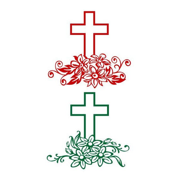 Download Cross Church Poinsettia Christmas Cuttable Design SVG PNG ...