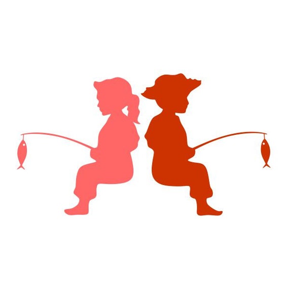 Download Kids Fishing Boy Girl Cuttable Design Svg Png Dxf Eps Etsy
