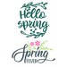 Hello Spring Pack Cuttable Design SVG PNG DXF & Eps Designs - Etsy